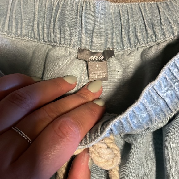 Light wash denim joggers - Picture 2 of 3